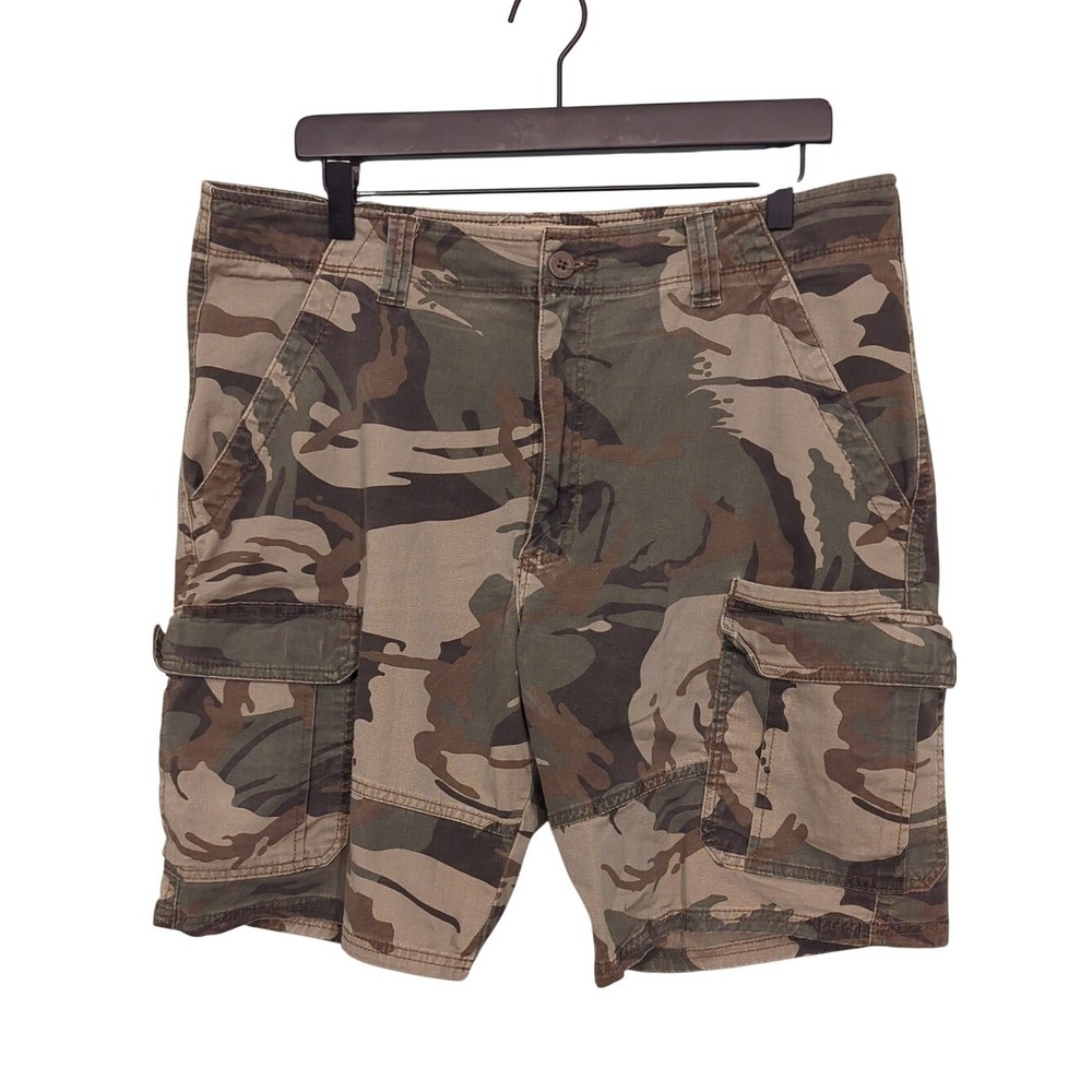 Men's‎ Wrangler Camo Cargo Shorts size 36